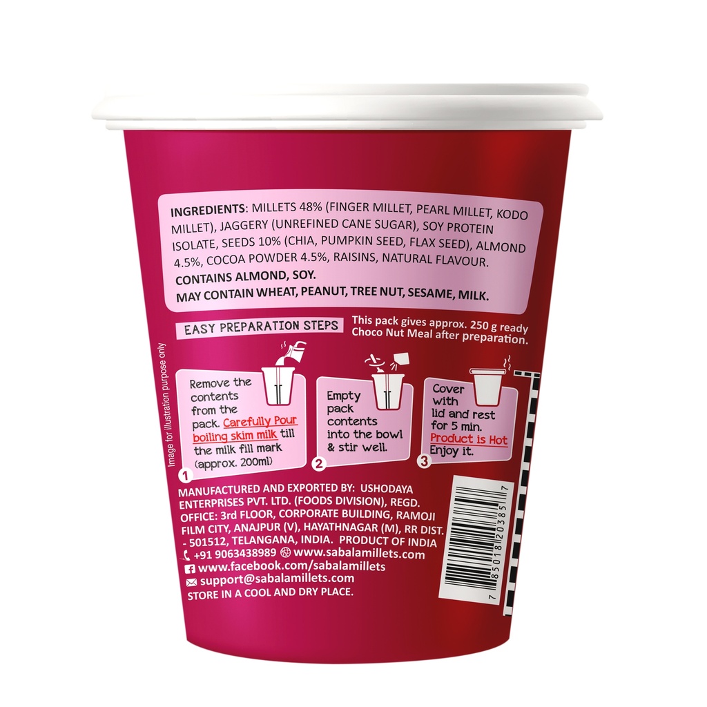 Multi Millet Choco Nut Meal (Cup Porridge Mix)