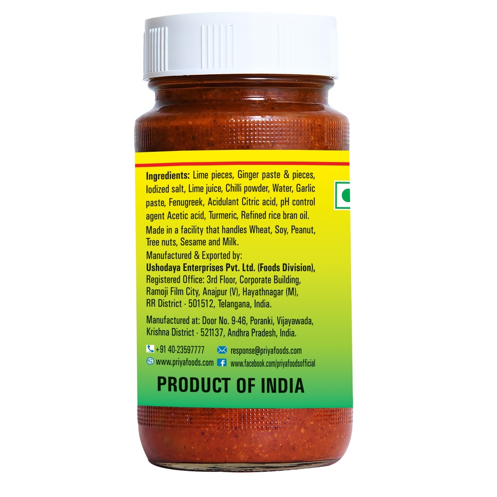 Lime Ginger Pickle W/ Garlic