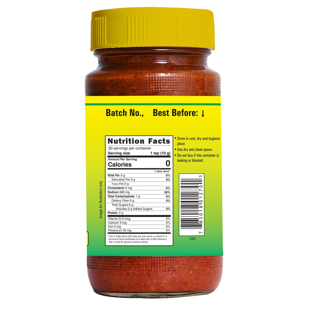 Lime Ginger Pickle W/O Garlic