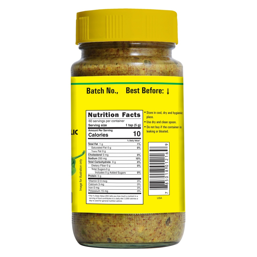 Green Chilli (Sliced) Pickle W/O Garlic