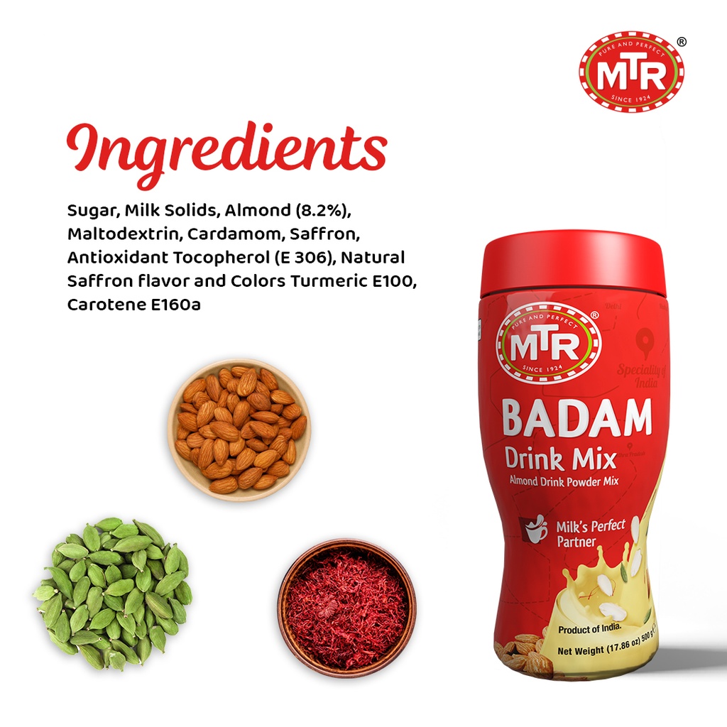 Badam Drink Instant Mix (Jar)