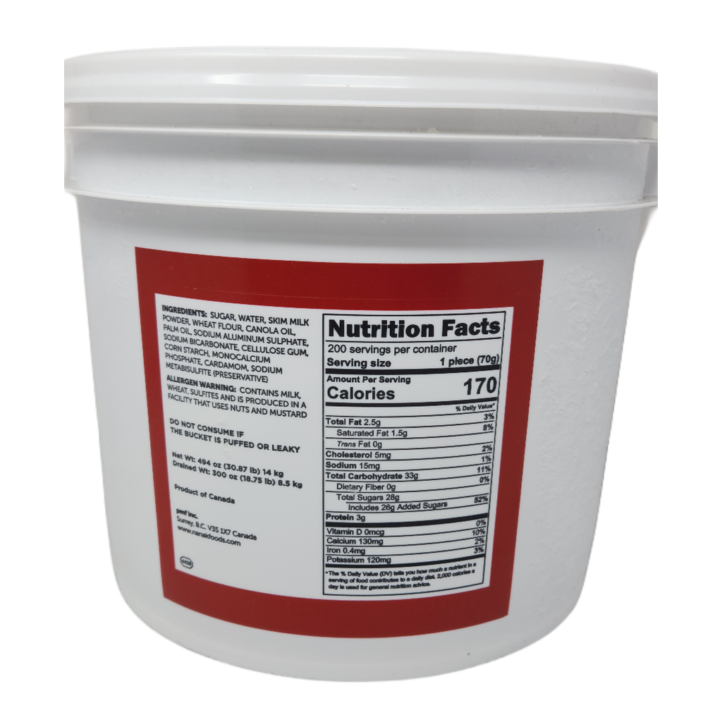 (Bucket) Gulab Jamun (White)