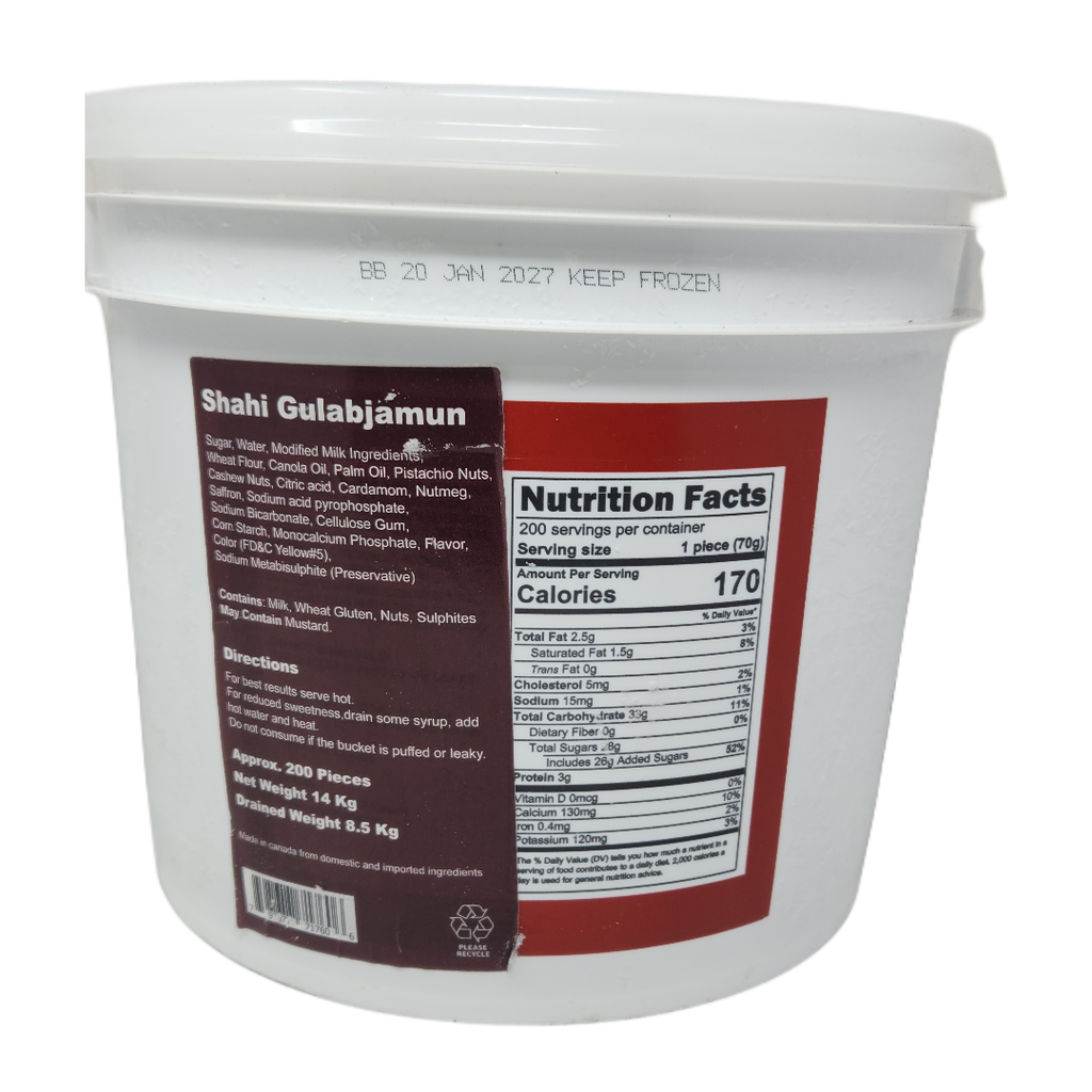 (Bucket) SHAHI Gulab Jamun (White)