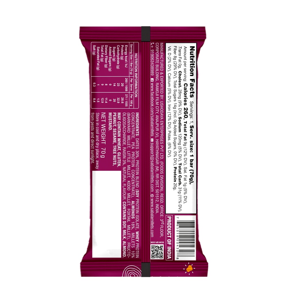 Fruity Blast (Date & Almond Bar)