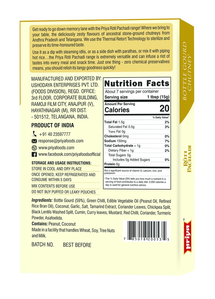 Bottle Gourd Chutney