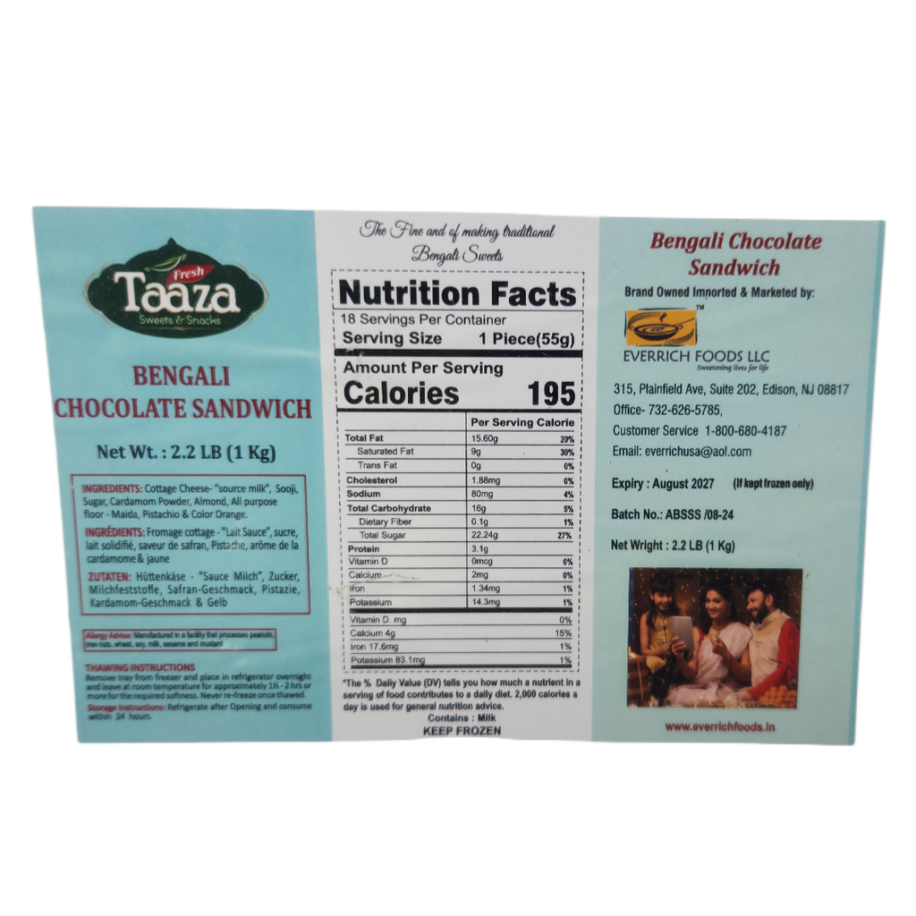 Bulk Bengali Chocolate Sandwich