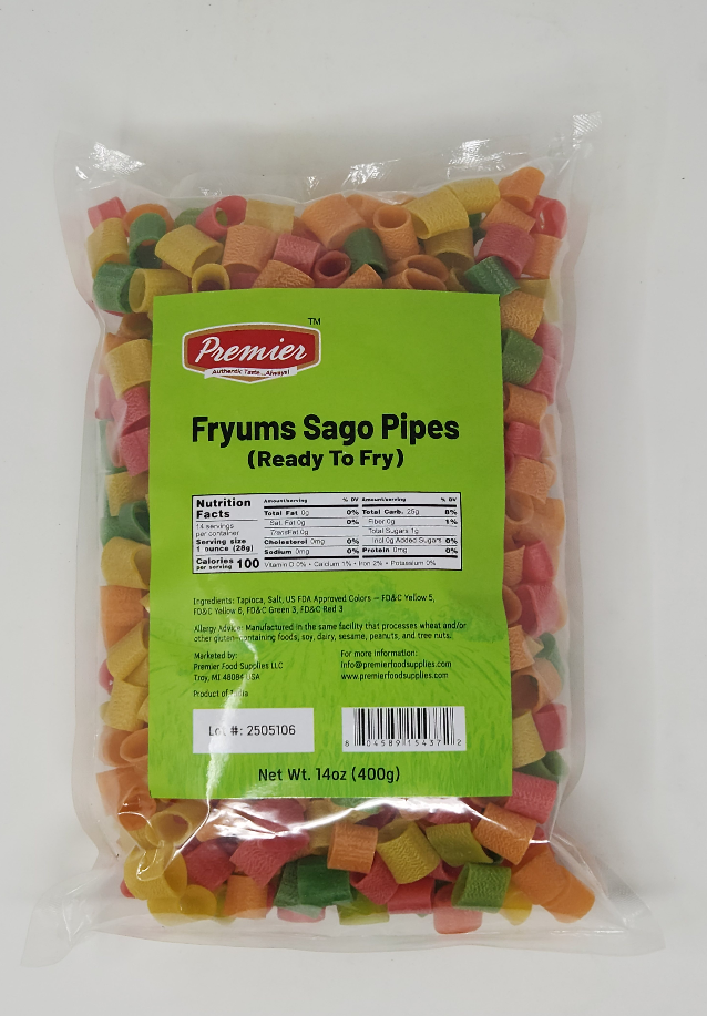 Fryums Pipe Sago (Colour)