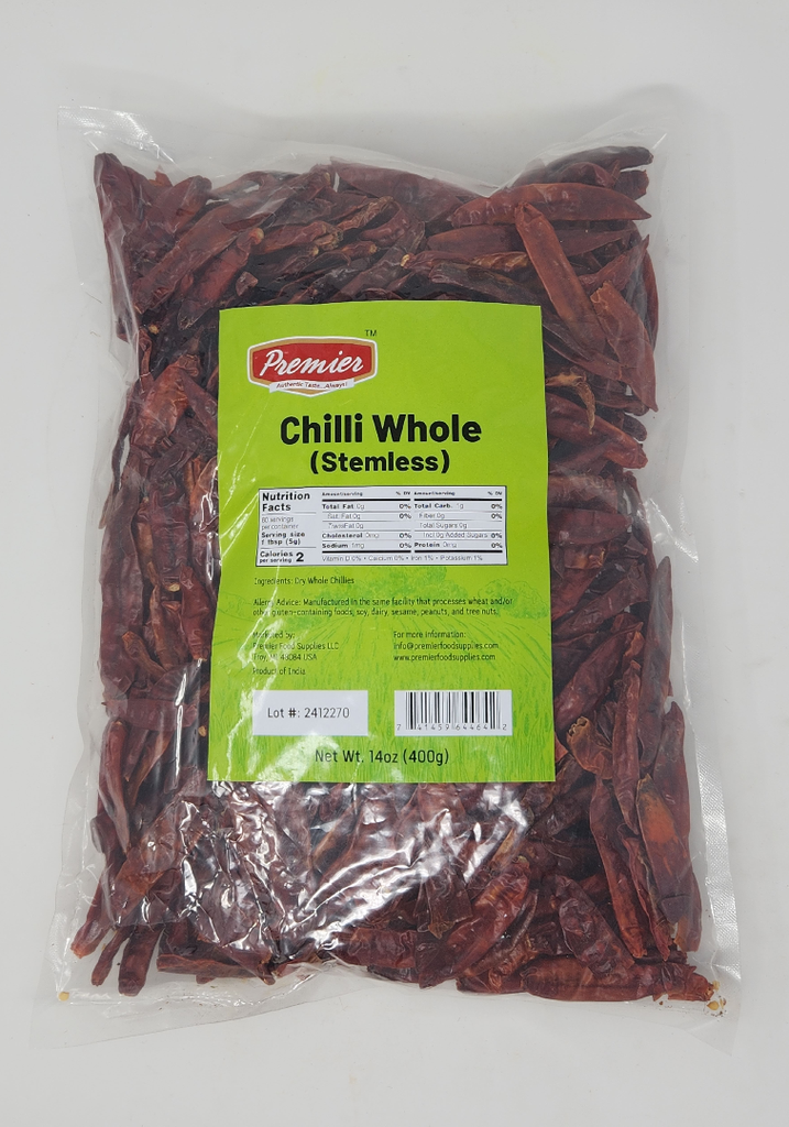 Red Chilli Whole (Stemless)