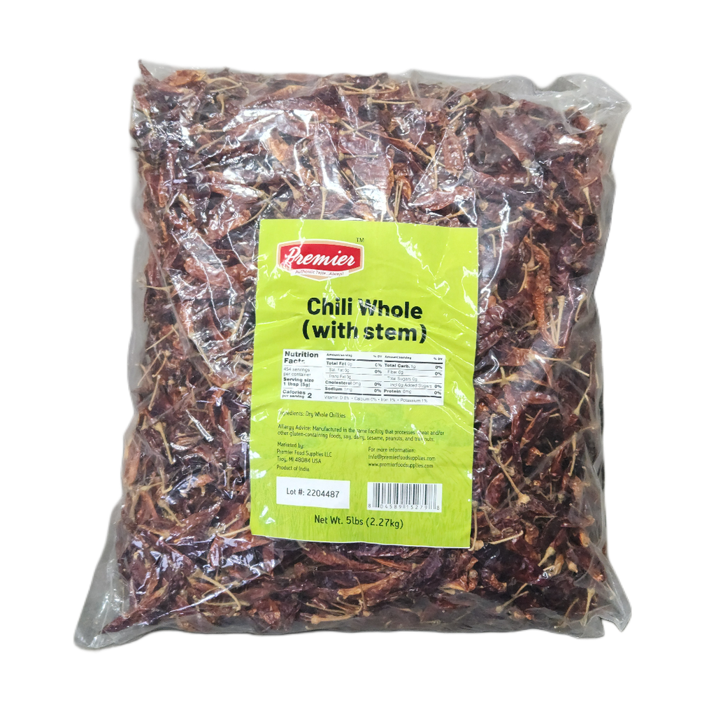 Red Chilli Whole (With Stem)