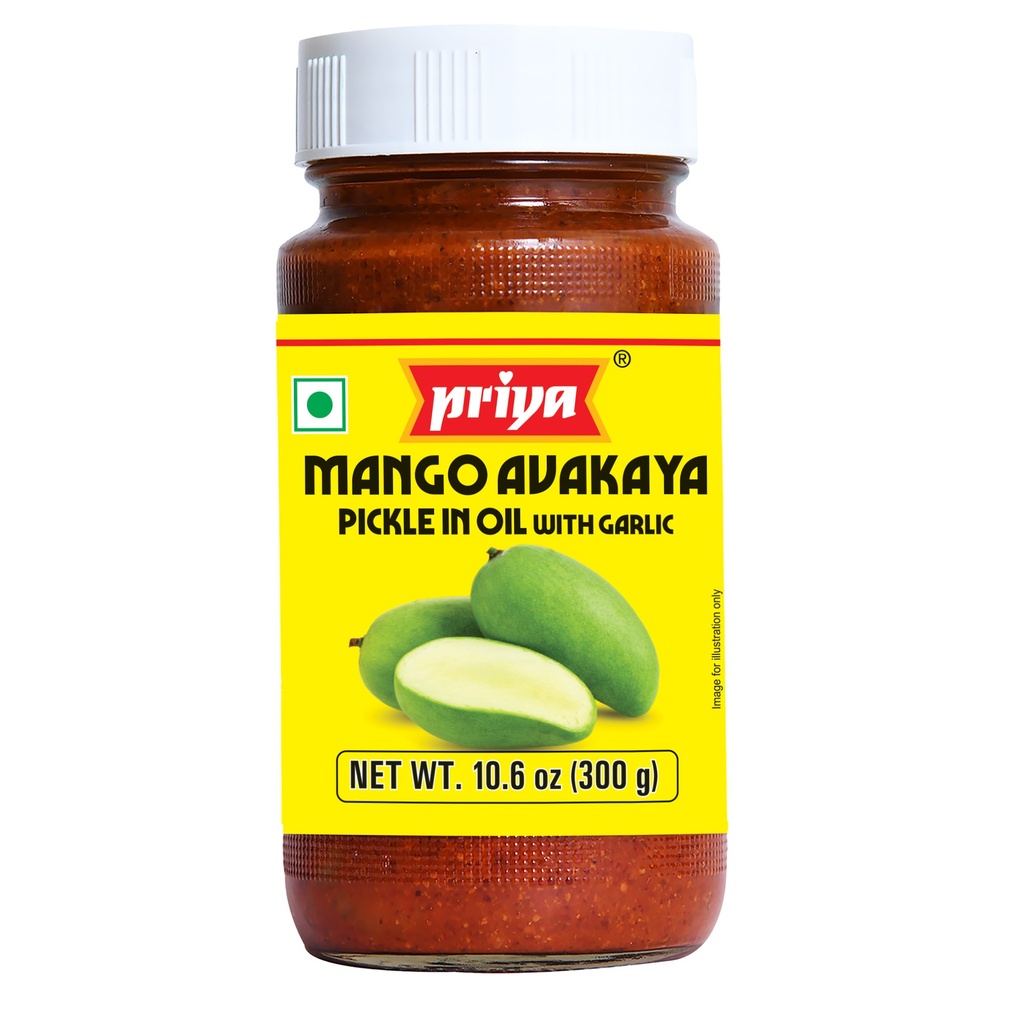 Mango Pickle (Avakaya) W/ Garlic Hot