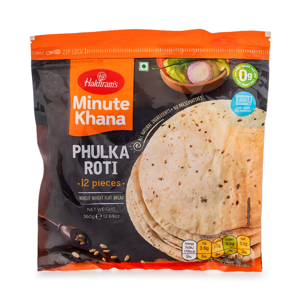 Phulka Roti (Microwavable)