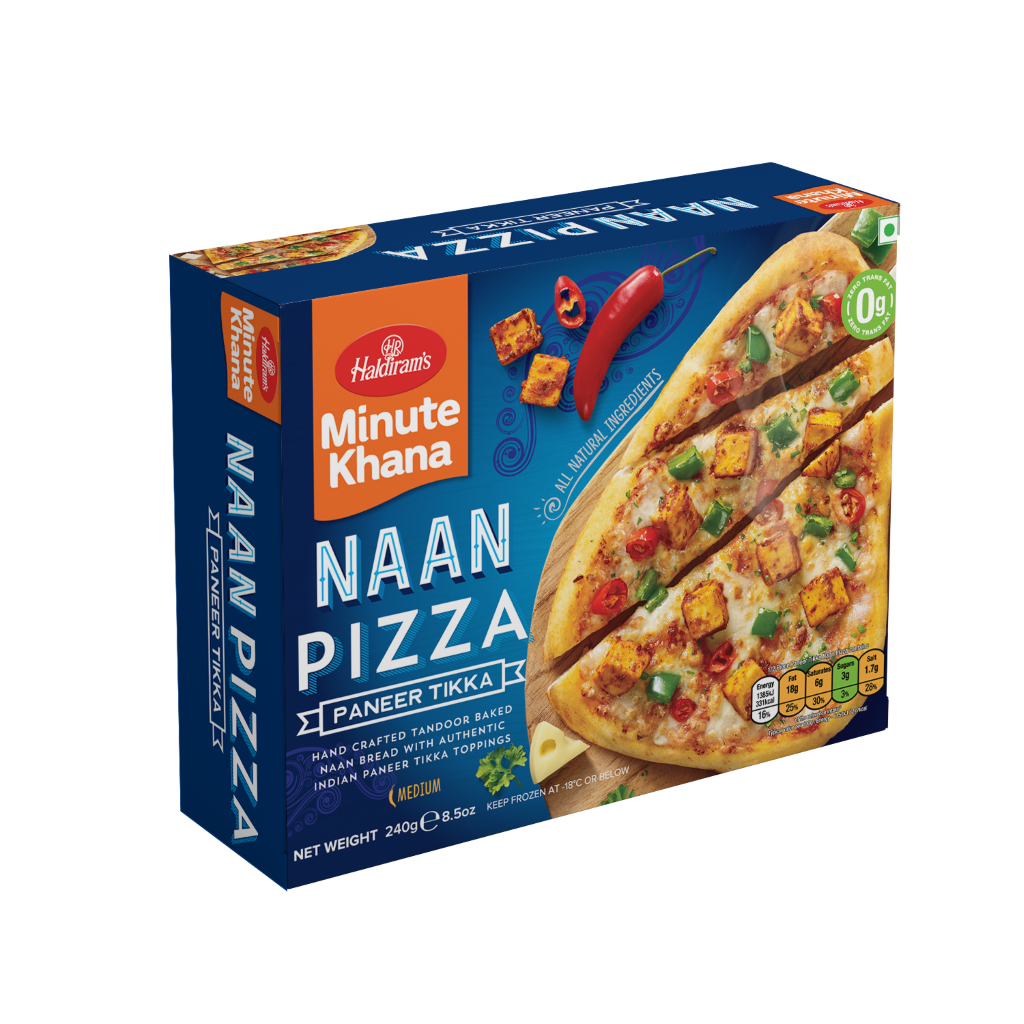 Naan Pizza Paneer Tikka [Naan Pizza]