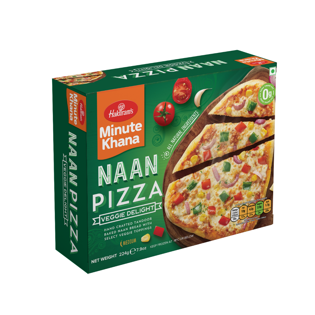 Naan Pizza Veggie Delight [Naan Pizza]