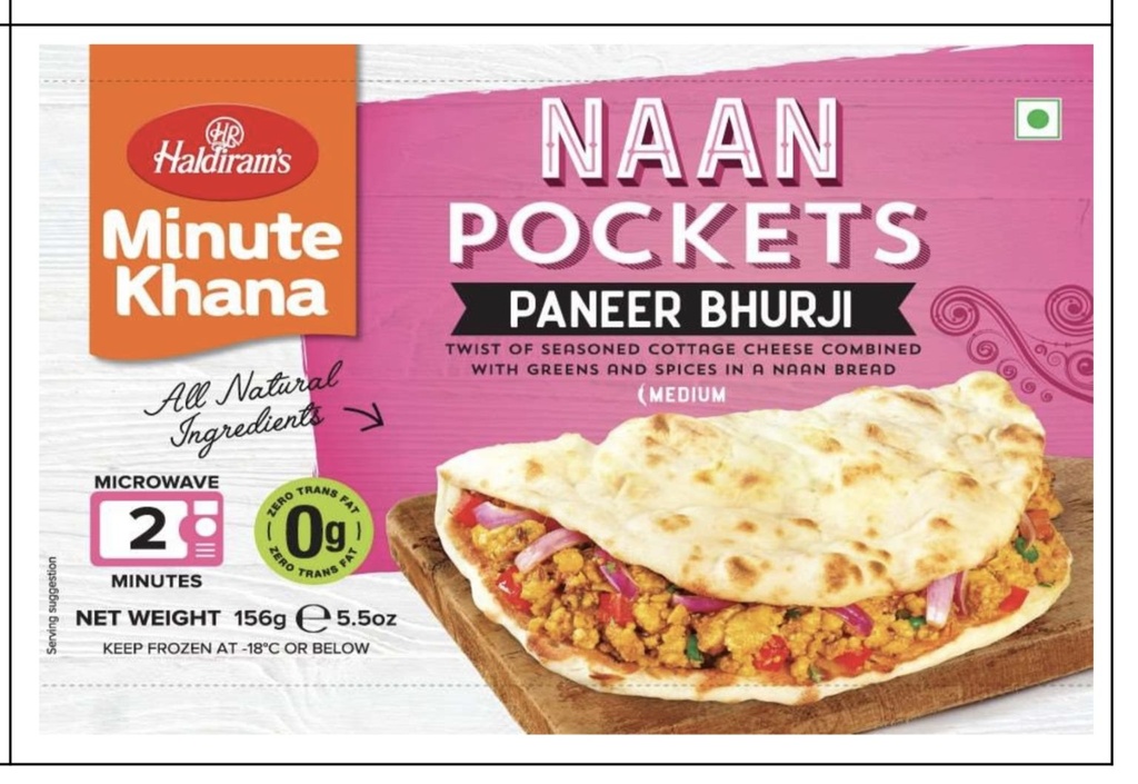 Naan Pocket Paneer Bhurji [Naanwich]