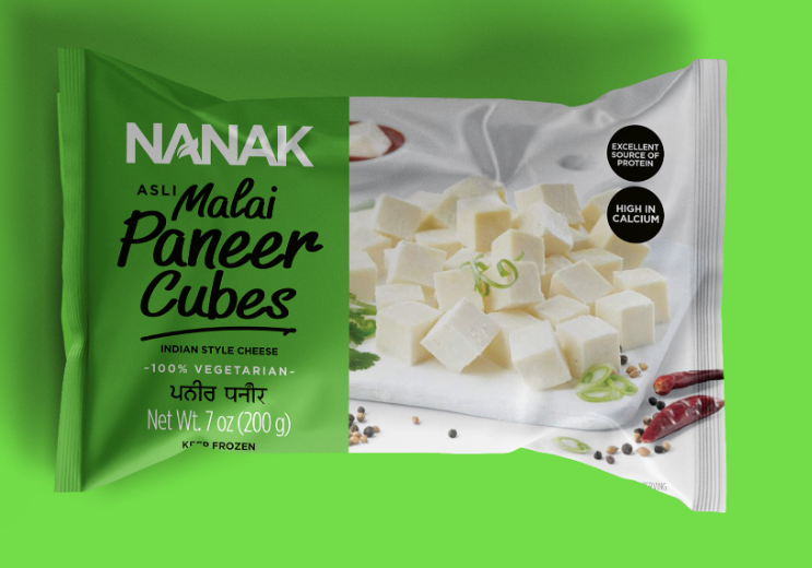 Raw Malai Paneer Cubes (Fresh)