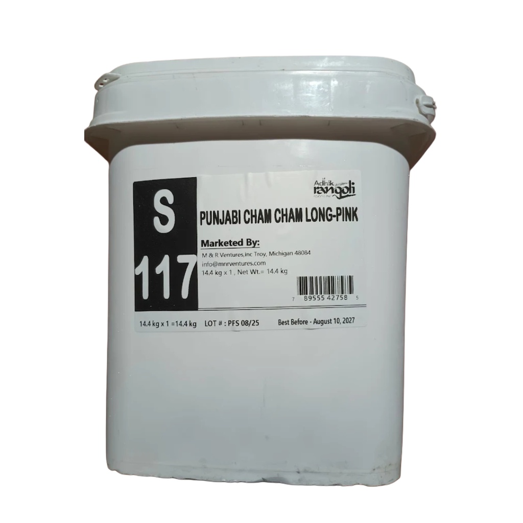 S117 (Bucket) Punjabi Cham Cham (Pink) Long