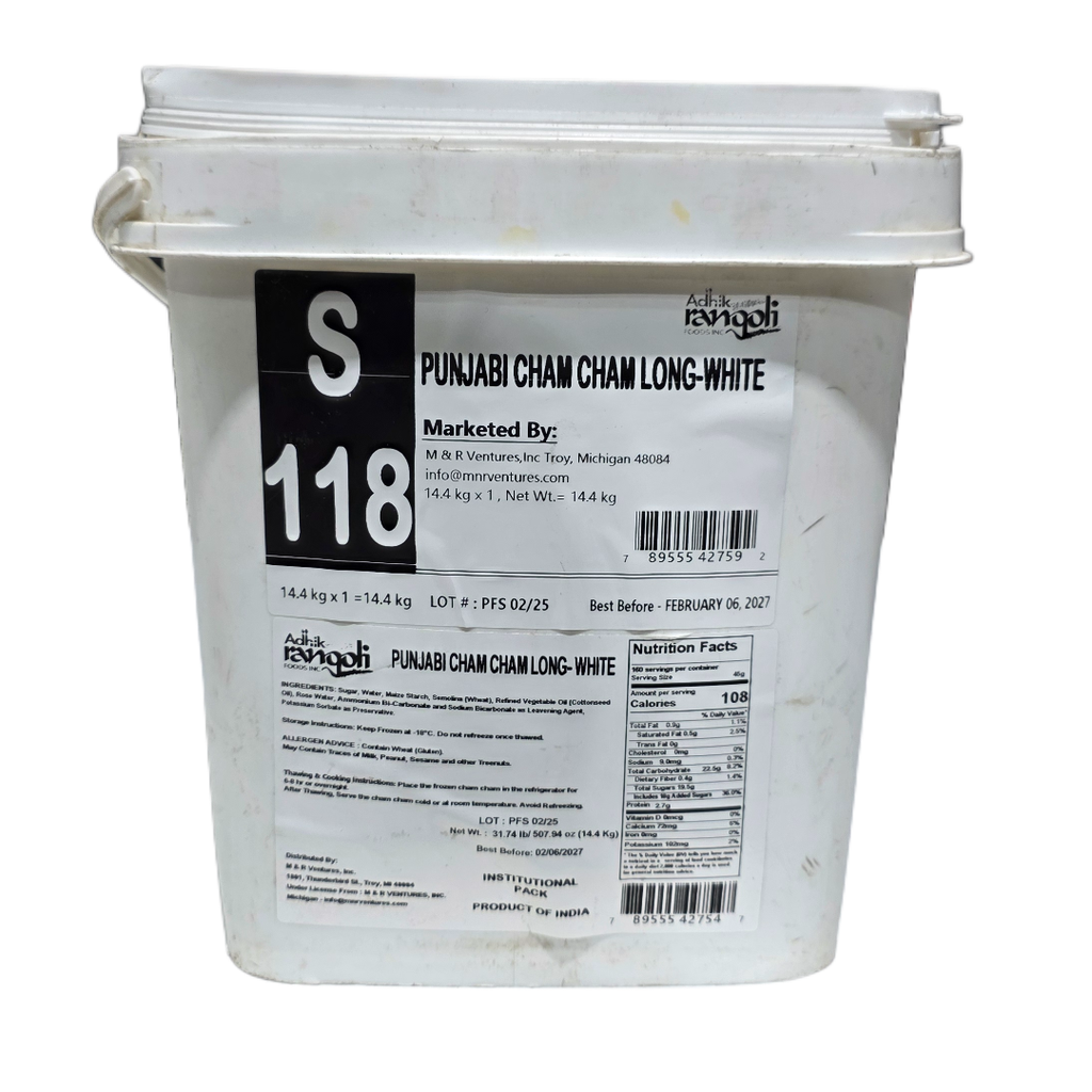 S118 (Bucket) Bengali Cham Cham (White) Long