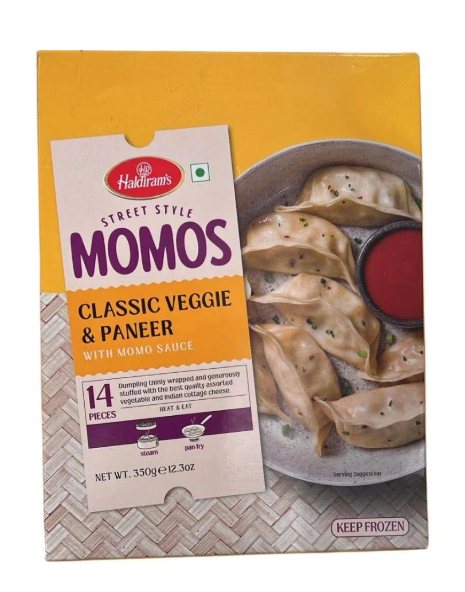 Classic Veggie&Paneer Momos (W/Sauce)