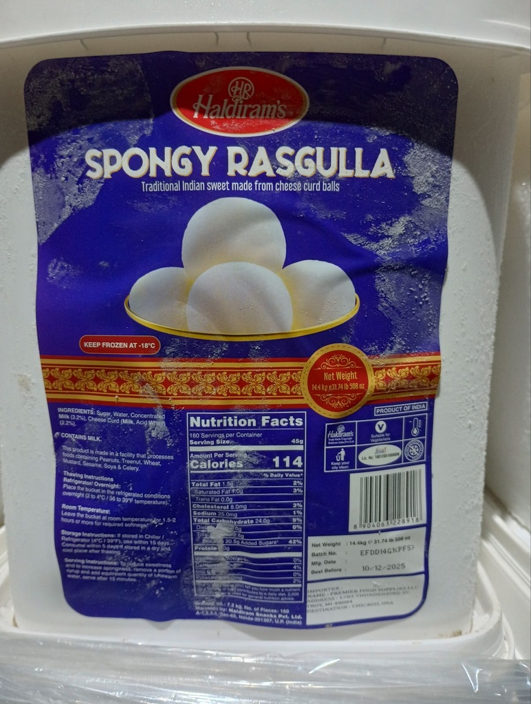 (Bucket) Spongy Rasogolla (Punjabi)