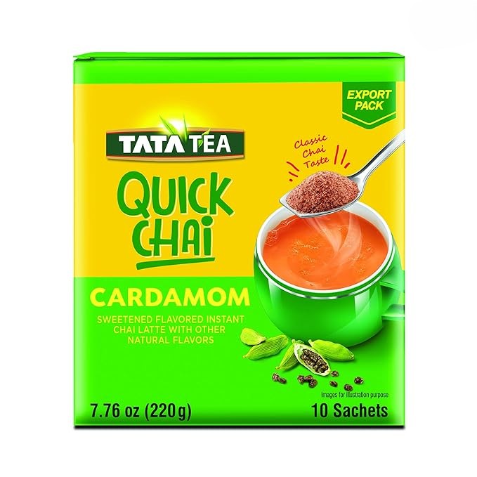 Quick Chai Cardamom (10 Sachets/box) (Pre Priced $3.99 )