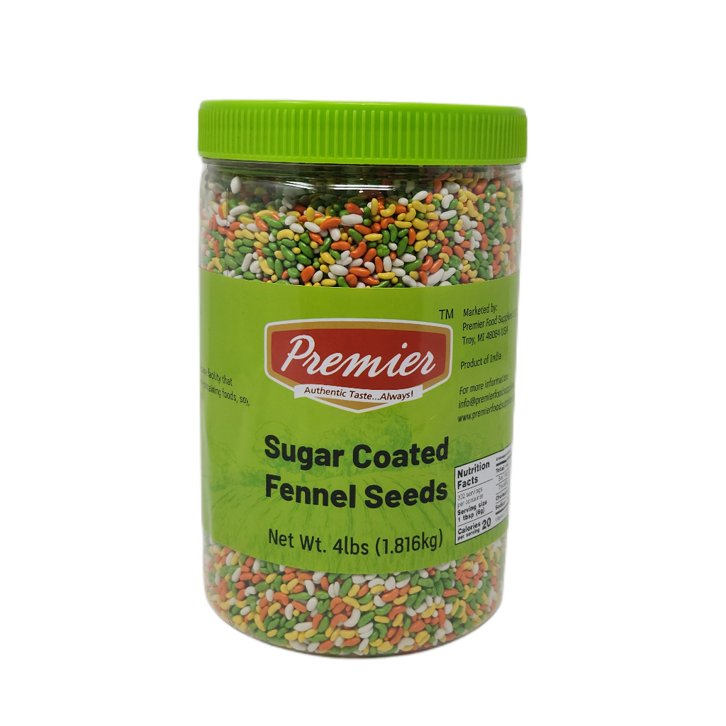 Sugar Coated Fennel Seeds (Jar)
