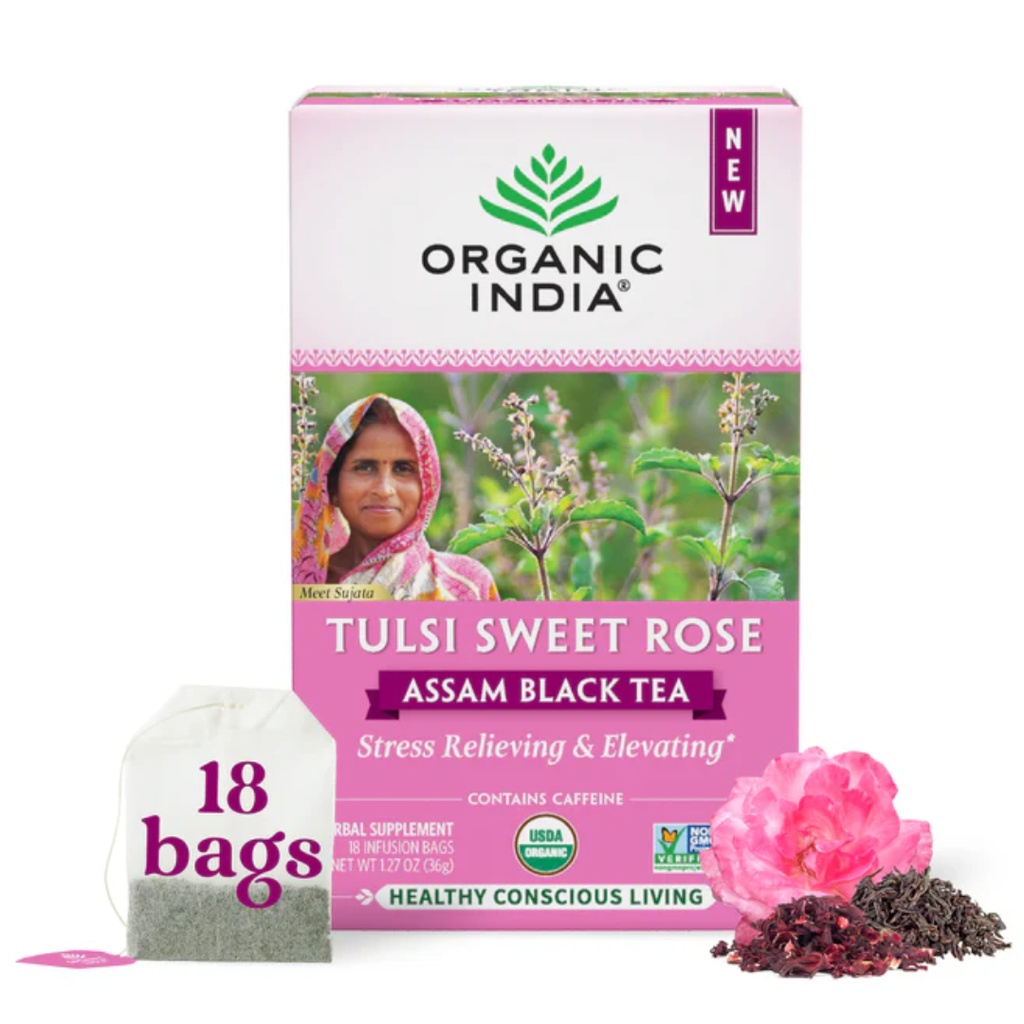 Tulsi Sweet Rose Assam Black Tea - NEW