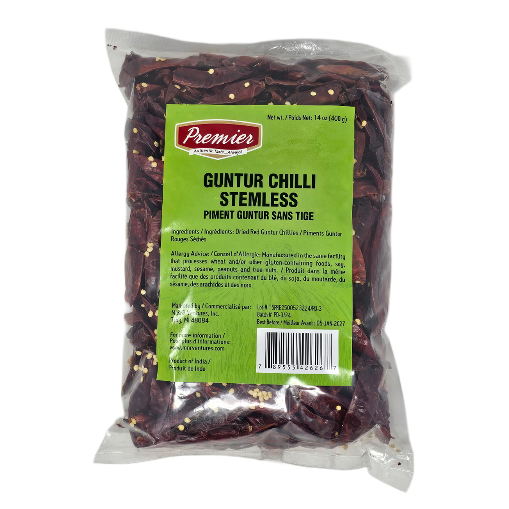 Guntur Red Chilli Whole (Stemless)