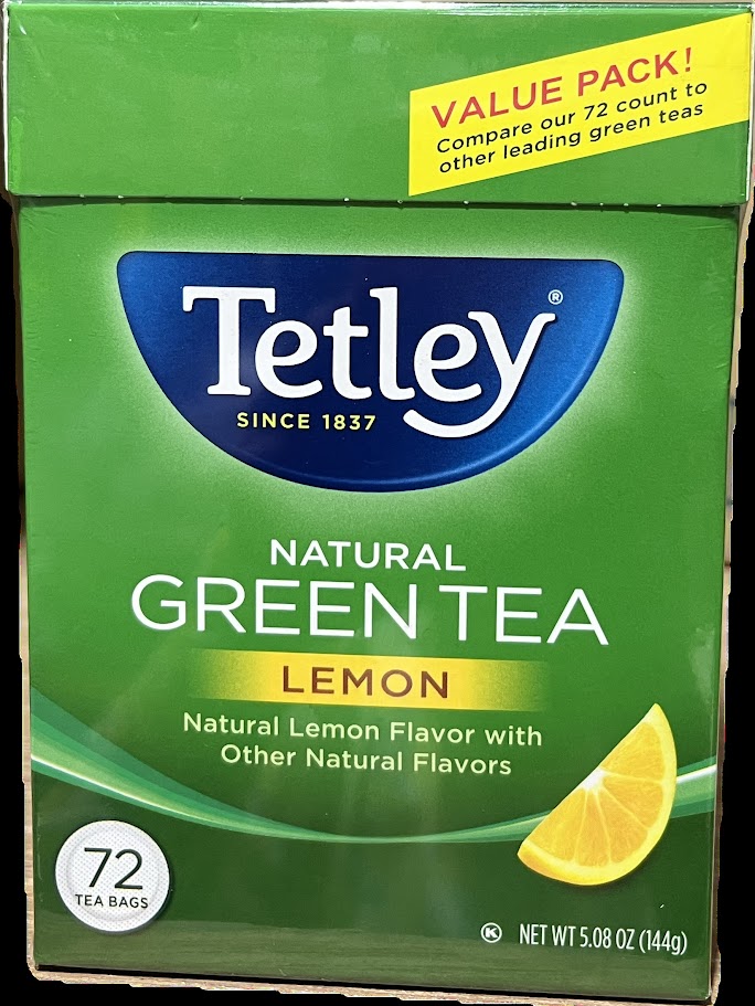 Green Tea bags with Lemon