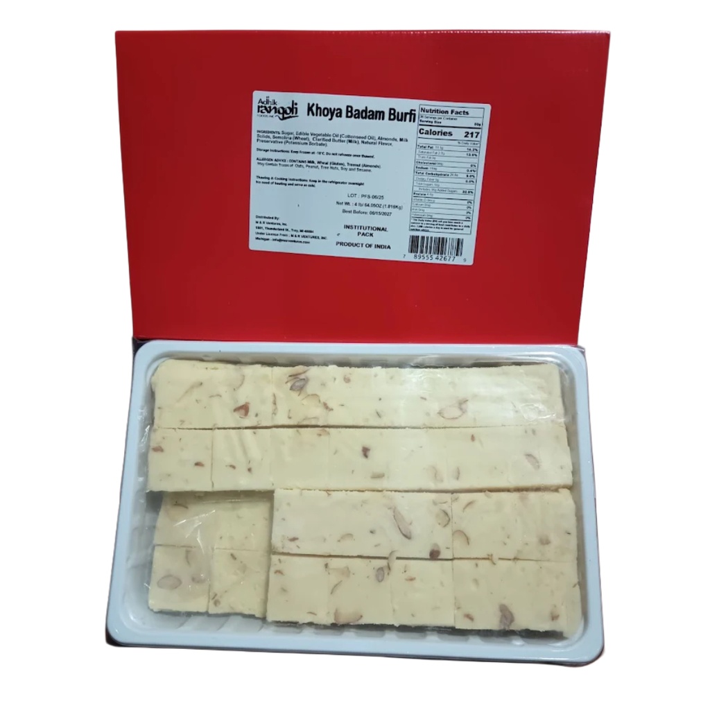 S82 Khoya Badam Burfi