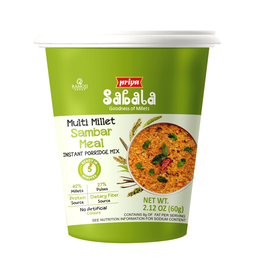 Multi Millet Sambar Meal (Cup Porridge Mix)