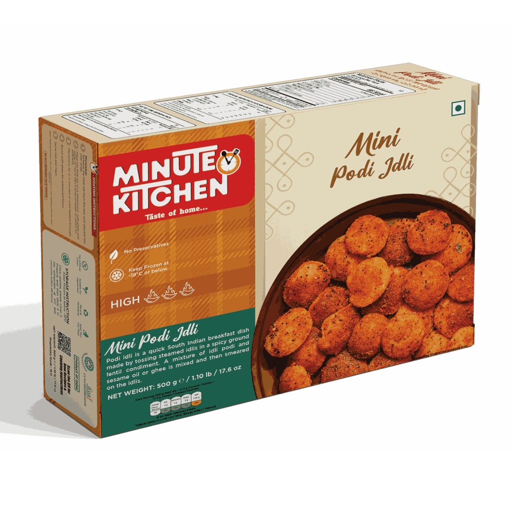 Mini Podi Idli + Chutney