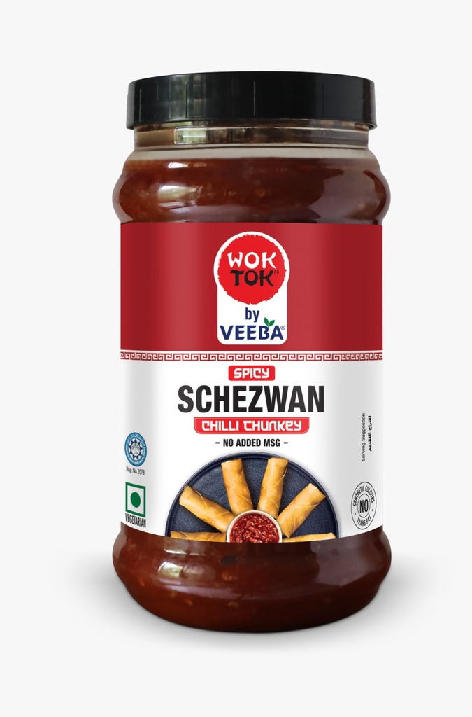 Schezwan Chilli Chunkey (Spicy Chutney)