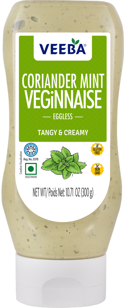 Coriander Mint Veginnaise Eggless