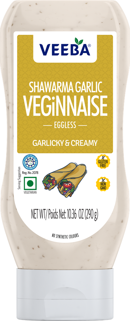 Shawarma Garlic Veginnaise Eggless