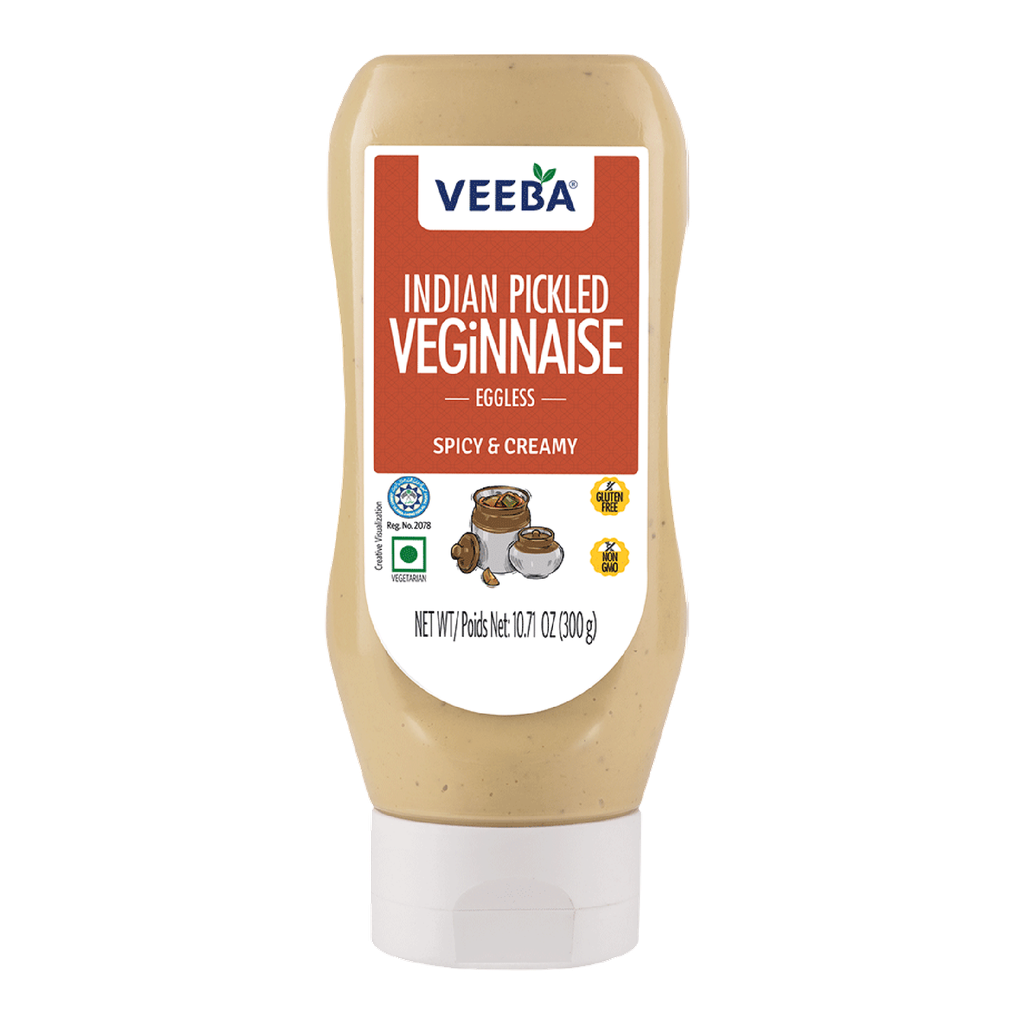 Indian Pickled Veginnaise Eggless