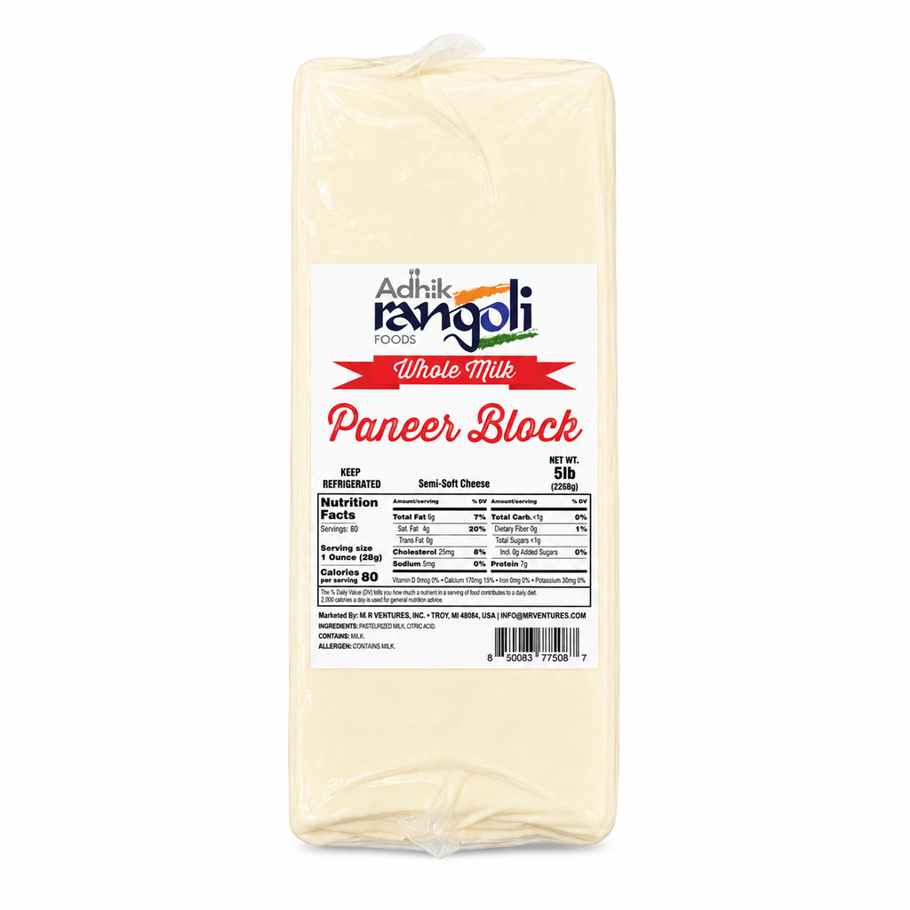 Paneer Block (Bulk) - Whole Milk