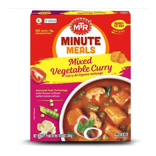 [DMTR:RTE:60009M1] - Mixed Veg Curry - [300g]