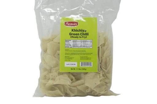 [DPRM:PPD:70010K1] Khichiya Green Chilli Papad