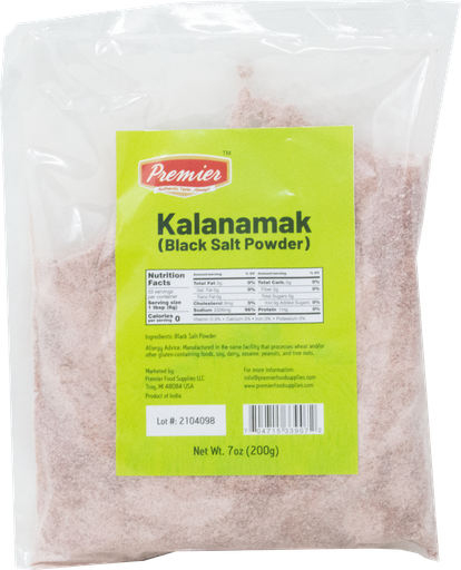 [DPRM:SLT:70017B1] Black Salt (Kala Namak) (Pouch)