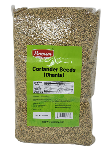 [DPRM:SPW:70016C03] - Coriander Seeds (Whole) - [5lb]