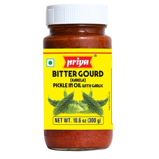 [DPRY:PKL:67506B1W] Bitter Gourd (Karela) Pickle W/ Garlic