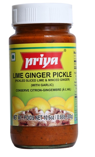 [DPRY:PKL:67506L2W] Lime Ginger Pickle W/ Garlic