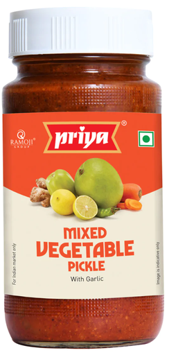 [DPRY:PKL:67506M5W] Mixed Veg Pickle W/ Garlic Hot