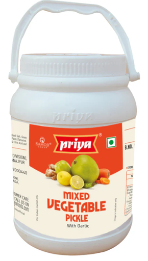 [DPRY:PKL:67507M5W] - Mixed Veg. Pickles-W/ Garlic - [1kg]