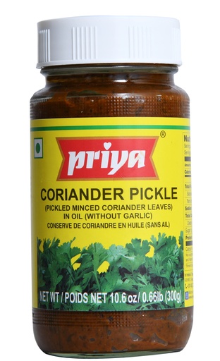 [DPRY:PKL:67508C2X] Coriander Pickle W/O Garlic
