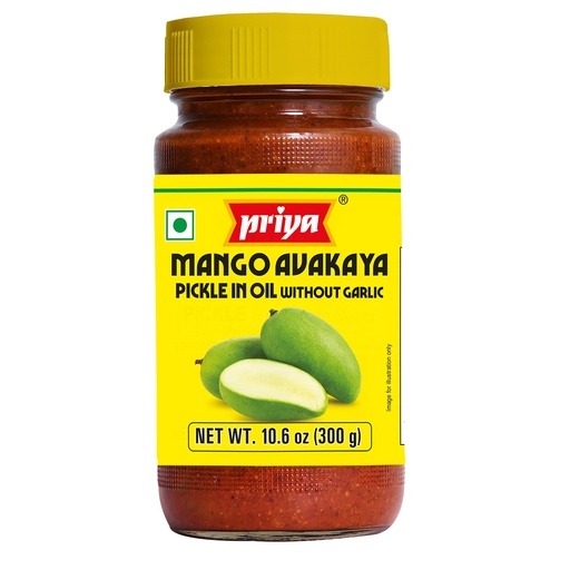 [DPRY:PKL:67508M1X] Mango Pickle (Avakaya) W/O Garlic Hot