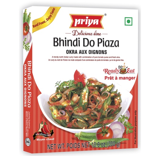 [DPRY:RTE:67511B1] - Bhindi Do Piaza - [300g]