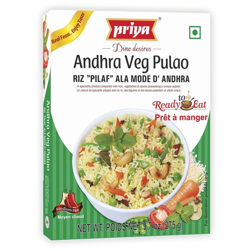 [DPRY:RTE:67512A1] - Andhra Veg Pulao - [275g]
