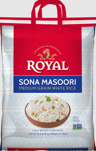 [DRYL:RIC:73505S1] - Sona Masoori Rice - [20lb]