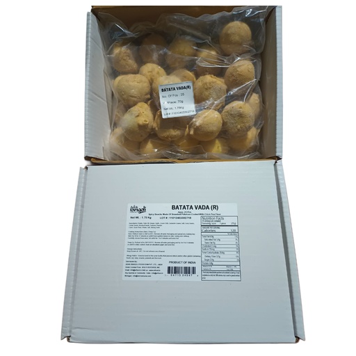 [FARF:SNK:11205B4] - VPK Round Batata Vada - [1.75kg (25pcsx70g/pc)]